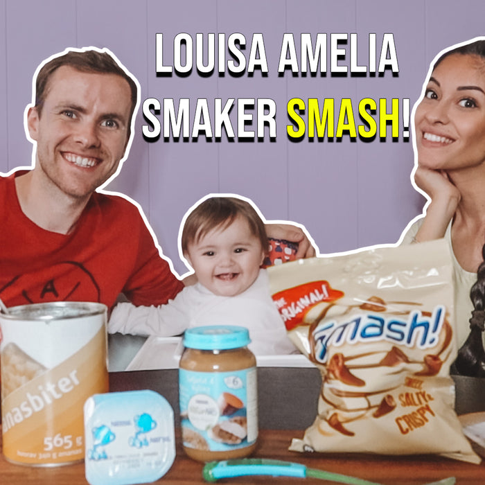 LOUISA AMELIA TASTES SMASH FOR THE VERY FIRST TIME!